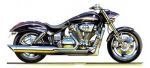 Honda VTX final sketch